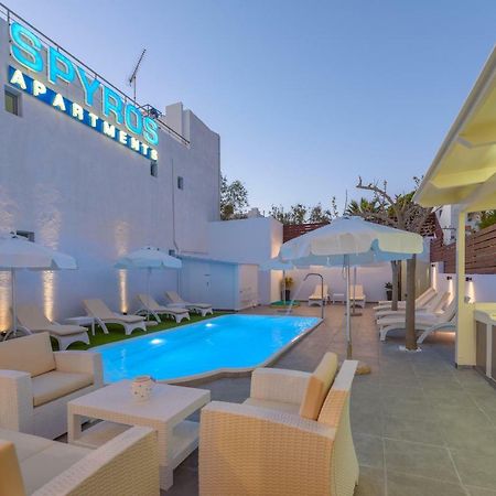 Spyros Apartments With Pool Kalamaki  Bagian luar foto