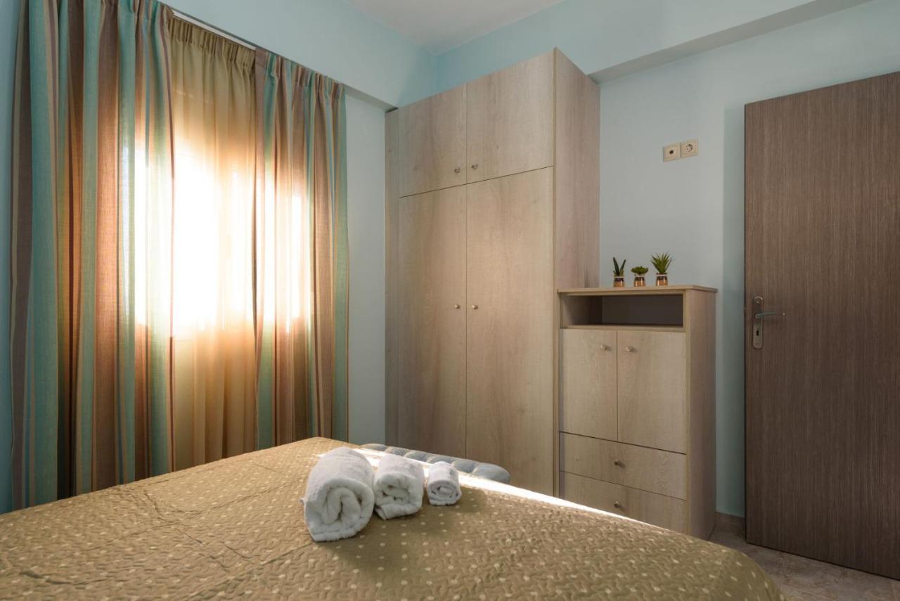 Spyros Apartments With Pool Kalamaki  Bagian luar foto