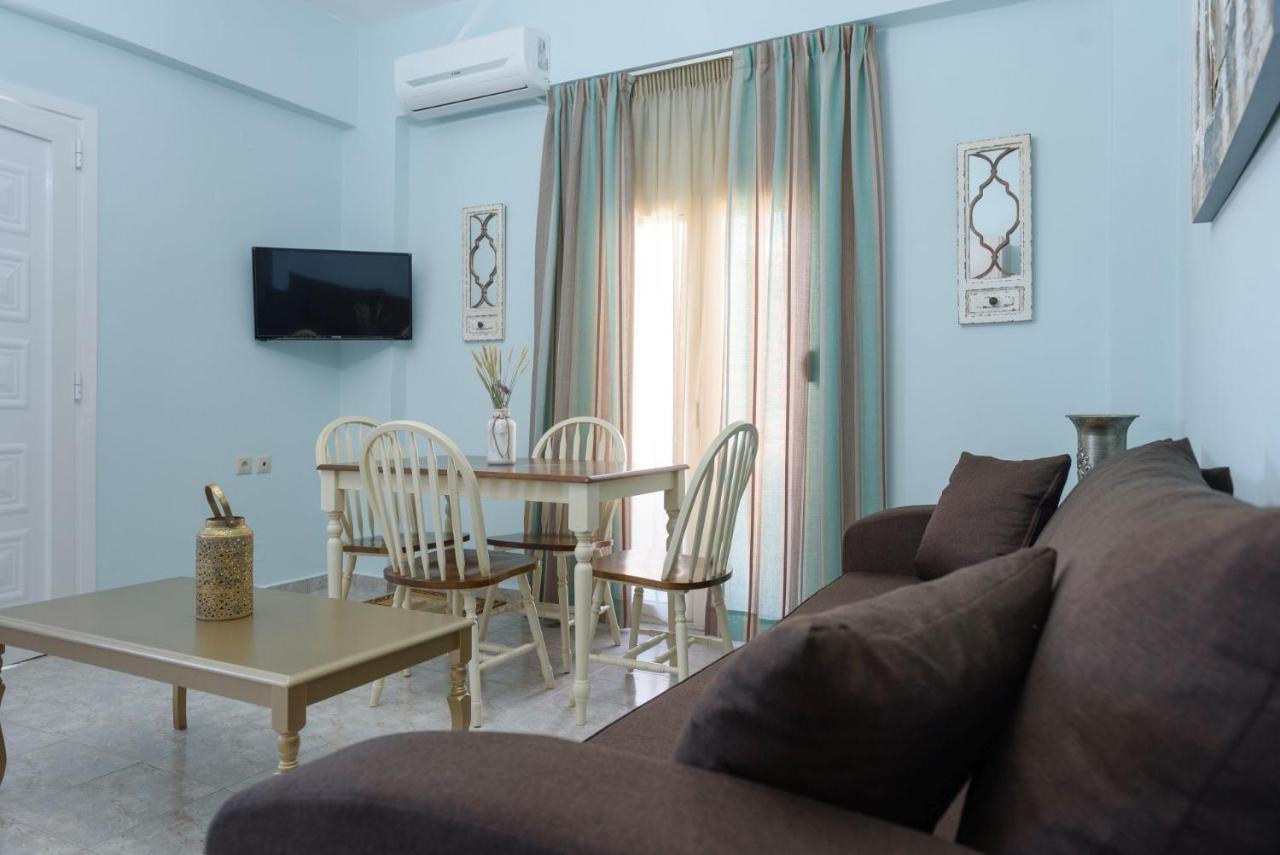 Spyros Apartments With Pool Kalamaki  Bagian luar foto