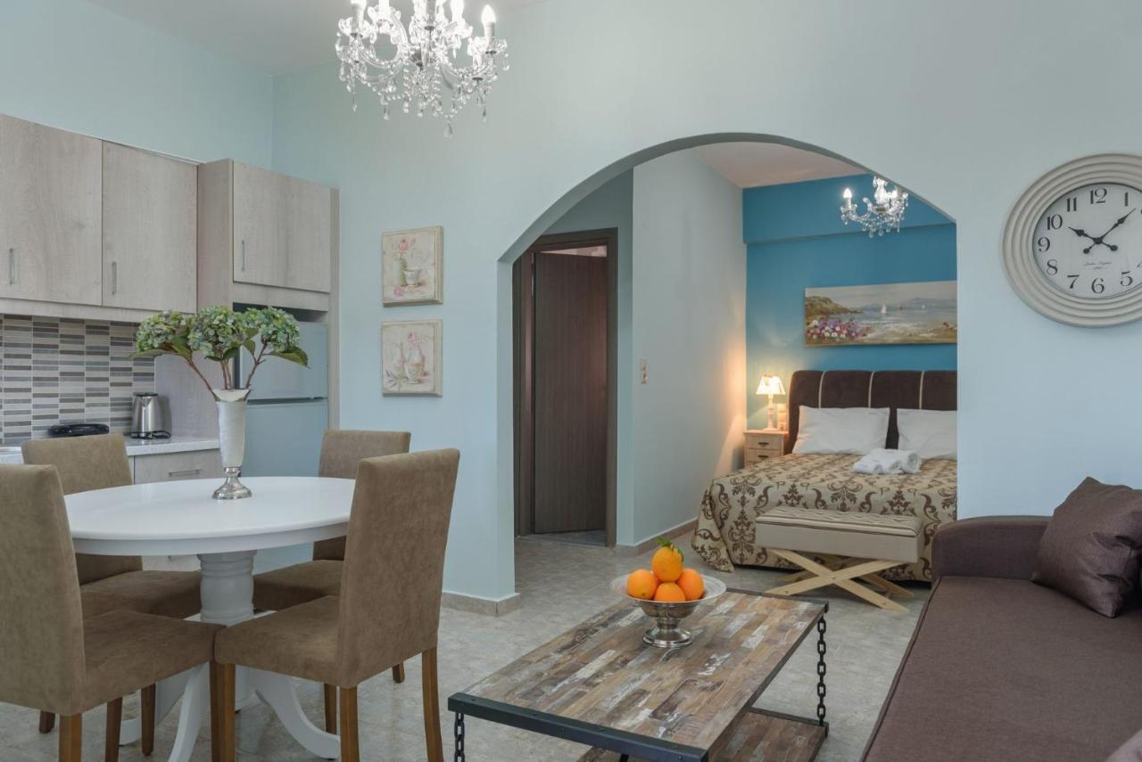 Spyros Apartments With Pool Kalamaki  Bagian luar foto