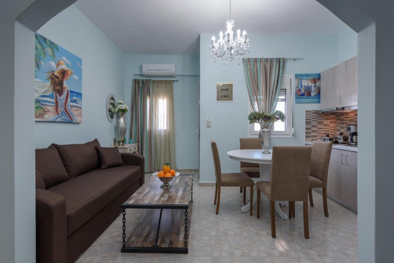 Spyros Apartments With Pool Kalamaki  Bagian luar foto