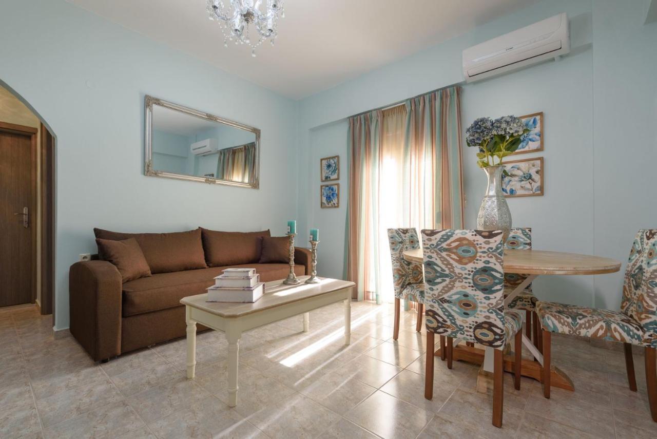 Spyros Apartments With Pool Kalamaki  Bagian luar foto