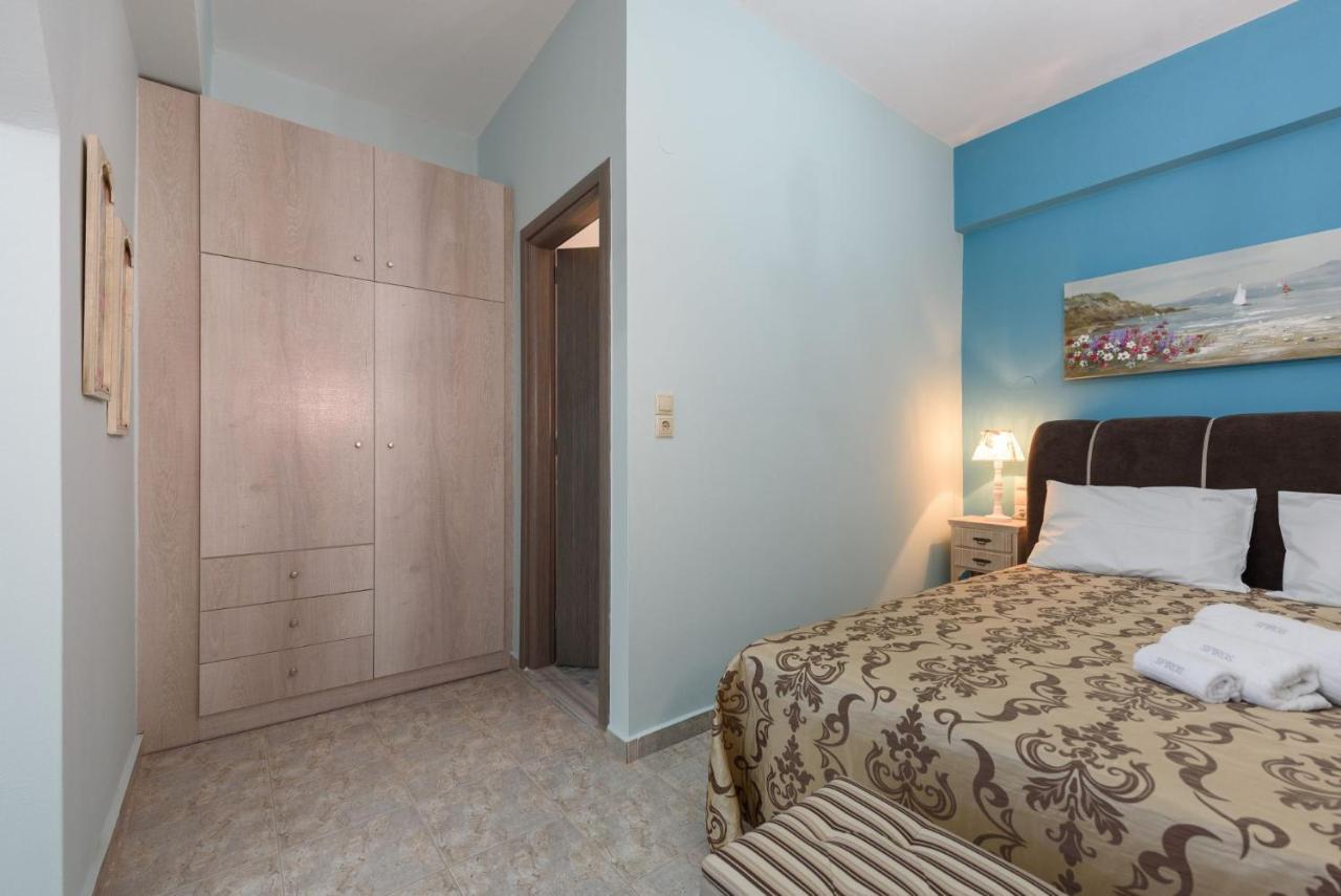 Spyros Apartments With Pool Kalamaki  Bagian luar foto