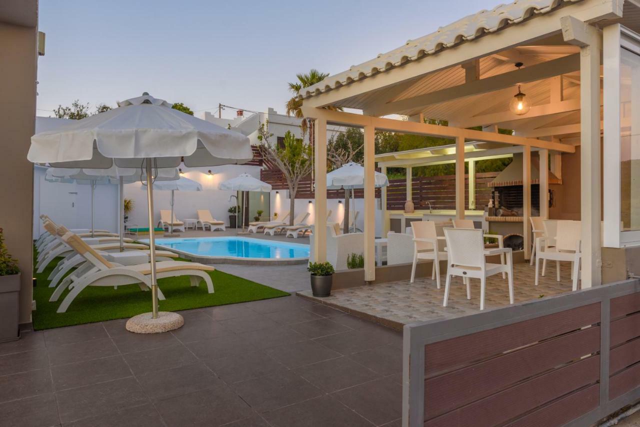 Spyros Apartments With Pool Kalamaki  Bagian luar foto